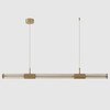 Миниатюра фото подвесной светодиодный светильник crystal lux lineup sp24w led brass | 220svet.ru