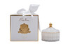 Миниатюра фото свеча ароматическая jasmine flower tea в вазе в упаковке 185 гр garda decor 96cn-45003 | 220svet.ru