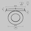 Миниатюра фото встраиваемый светильник maytoni vector dl102-12w4k-b | 220svet.ru