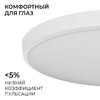 Миниатюра фото накладной светодиодный светильник ogm o18-155 | 220svet.ru