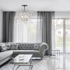 Миниатюра фото потолочная люстра escada crown 682/4pl chrome | 220svet.ru