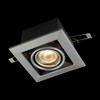 Миниатюра фото встраиваемый светильник maytoni metal dl008-2-01-s | 220svet.ru