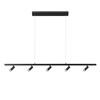 Миниатюра фото подвесная светодиодная люстра loft it sign 10260/5 black | 220svet.ru