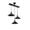 Миниатюра фото подвесная люстра toplight delilah tl1606h-03bk | 220svet.ru