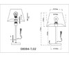Миниатюра фото настольная лампа kink light верто 08084-t,02 | 220svet.ru