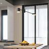 Миниатюра фото потолочная люстра на штанге inodesign motvikt black 41.1202 | 220svet.ru