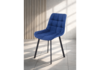 Миниатюра фото стул на металлокаркасе woodville челси п синий (zd 798) / черный 632530 | 220svet.ru
