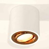 Миниатюра фото комплект накладного светильника ambrella light techno spot xs7531004 swh/pyg белый песок/золото желтое полированное (c7531, n7004) | 220svet.ru