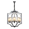 Миниатюра фото подвесная люстра lumina deco vigatto ldp 1224-8 chr | 220svet.ru