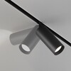 Миниатюра фото трековый магнитный светодиодный светильник maytoni focus led 48v tr032-4-20wtw-s-dd-b | 220svet.ru
