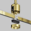 Миниатюра фото крепление потолочное с прямым коннектором питания maytoni flarity tra158c-ipc1-bs | 220svet.ru