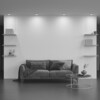 Миниатюра фото встраиваемый светильник maytoni gyps modern dl005-1-01-w-1 | 220svet.ru