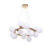 Миниатюра фото подвесная люстра lumina deco marsiada ldp 6033-15 md | 220svet.ru