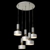 Миниатюра фото подвесная люстра maytoni void mod030pl-05gr | 220svet.ru
