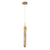 Миниатюра фото подвесной светодиодный светильник delight collection od2510-1 gold/clear | 220svet.ru