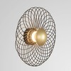 Миниатюра фото бра lumion camomile 8379/8wl черный | 220svet.ru