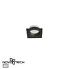 Миниатюра фото встраиваемый светильник novotech gemini 371006 черный | 220svet.ru