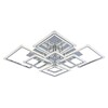 Миниатюра фото потолочная светодиодная люстра profit light 8050/8 chr | 220svet.ru