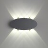 Миниатюра фото уличный настенный светодиодный светильник novotech calle 358564 | 220svet.ru