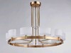 Миниатюра фото подвесная люстра newport 4338+2/c gold м0062173 | 220svet.ru