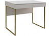 Миниатюра фото письменный стол woodville аделина-4 кашемир / золотой 619416 | 220svet.ru