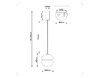 Миниатюра фото подвесной светодиодный светильник ambrella light high light lh11003 | 220svet.ru