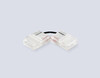 Миниатюра фото соединитель угловой cob 12/24v для лент 12mm ambrella light illumination gs6871 | 220svet.ru