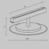 Миниатюра фото трековый магнитный светодиодный светильник maytoni relax tr107-2-5w4k-w | 220svet.ru