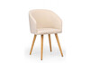 Миниатюра фото стул деревянный woodville монер бежевый (glory 03) / светлое дерево 632625 | 220svet.ru
