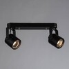 Миниатюра фото спот arte lamp lente a1310pl-2bk | 220svet.ru