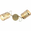 Миниатюра фото потолочный светильник reluce 01322-0.3-02 matt gold+cr | 220svet.ru