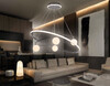 Миниатюра фото подвесная светодиодная люстра с пультом ду ambrella light comfort fl66327 | 220svet.ru