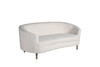 Миниатюра фото диван двухместный garda decor 48my-1289-l cre | 220svet.ru