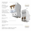 Миниатюра фото автоматический выключатель 2p 40a c 4,5ка werkel w902p404 | 220svet.ru