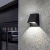 Миниатюра фото уличный настенный светильник uniel ulu-p34a-5w/4000k ip65 black ul-00013623 | 220svet.ru