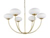 Миниатюра фото подвесная люстра newport 3916/с brass | 220svet.ru